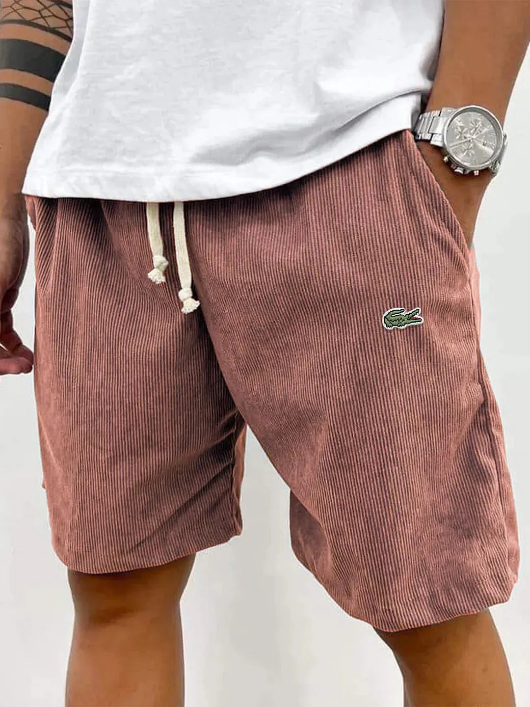 LC | SHORTS CÔTELÉS ÉLÉGANTS