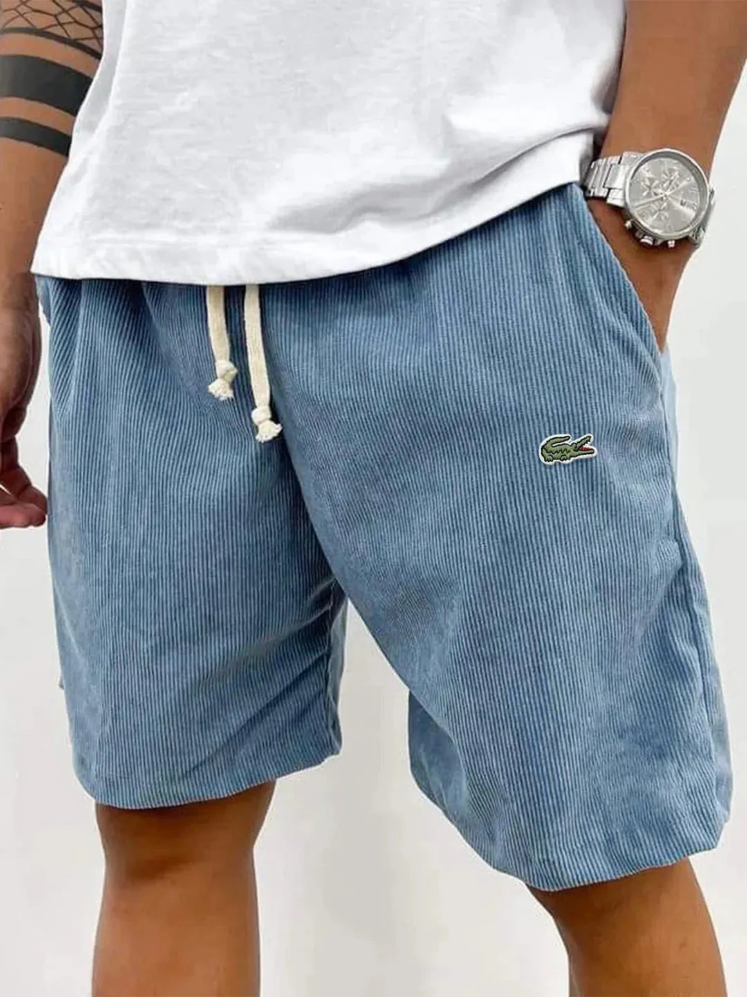 LC | SHORTS CÔTELÉS ÉLÉGANTS