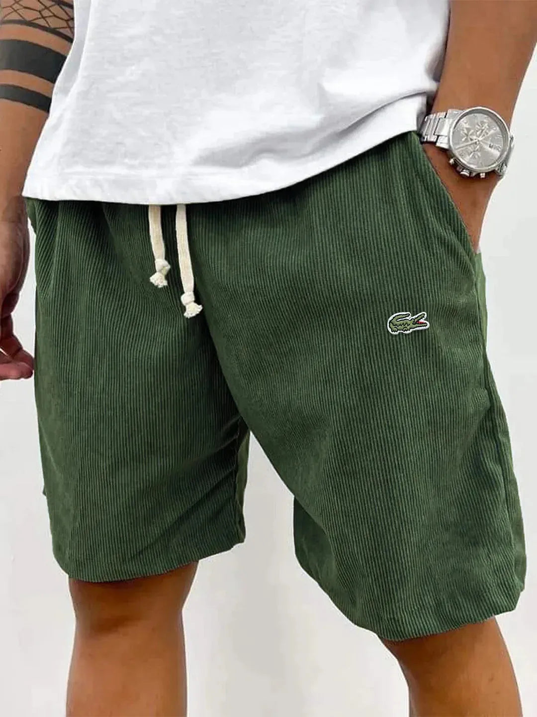 LC | SHORTS CÔTELÉS ÉLÉGANTS