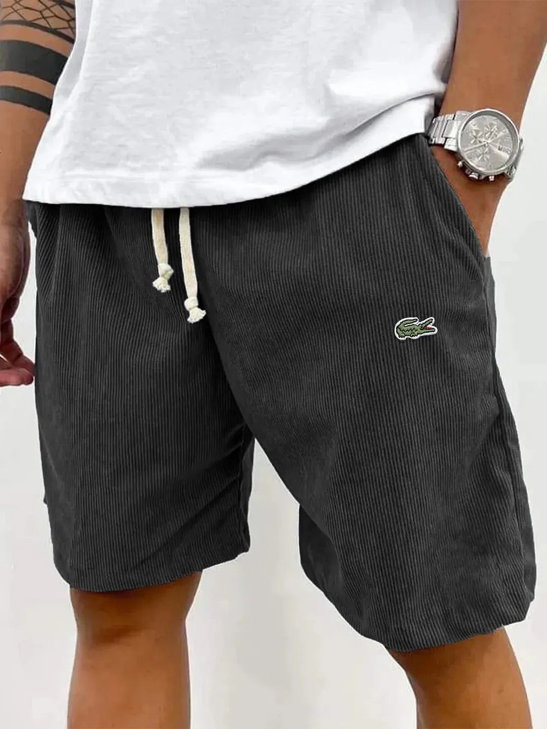 LC | SHORTS CÔTELÉS ÉLÉGANTS