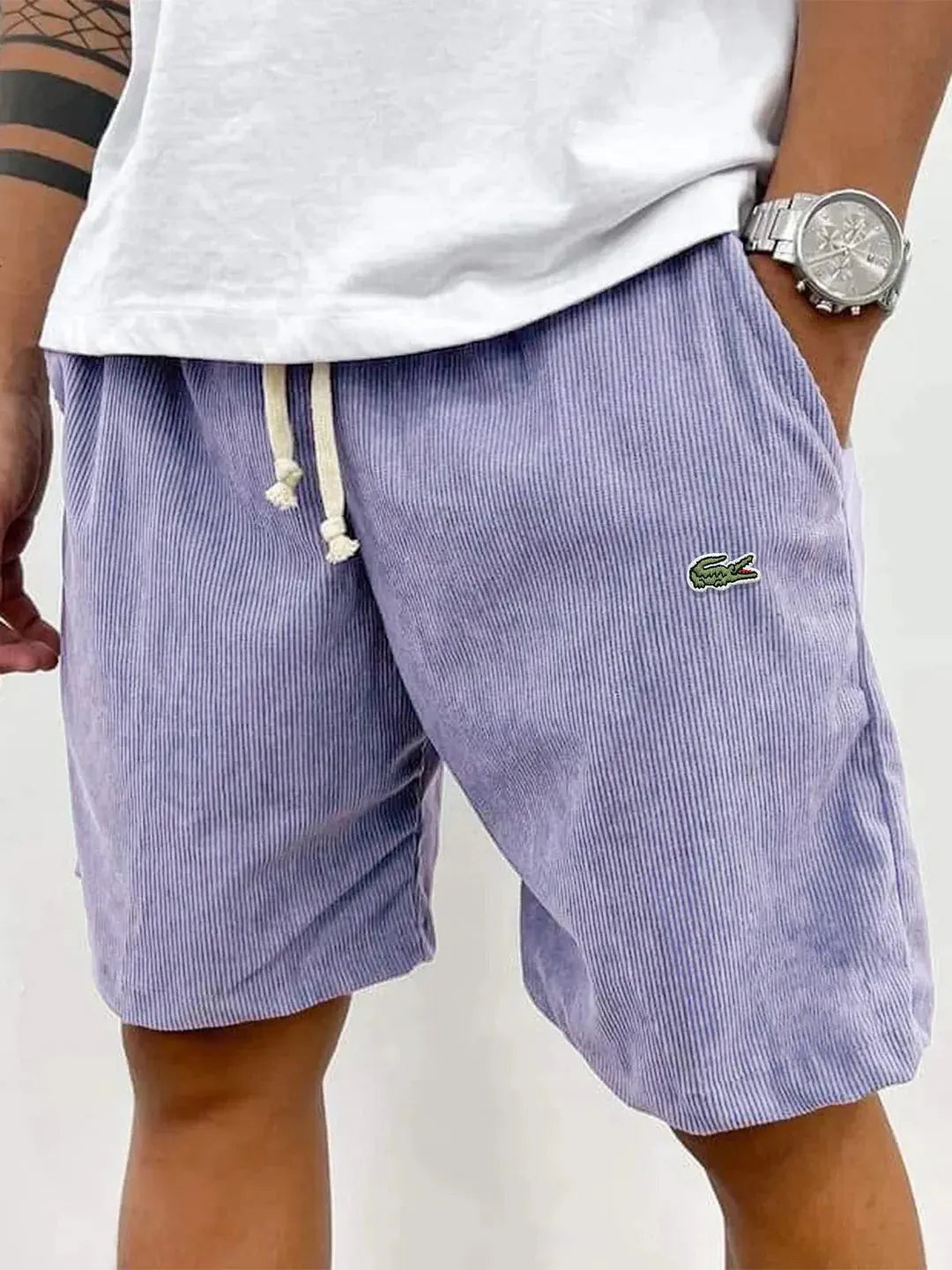 LC | SHORTS CÔTELÉS ÉLÉGANTS