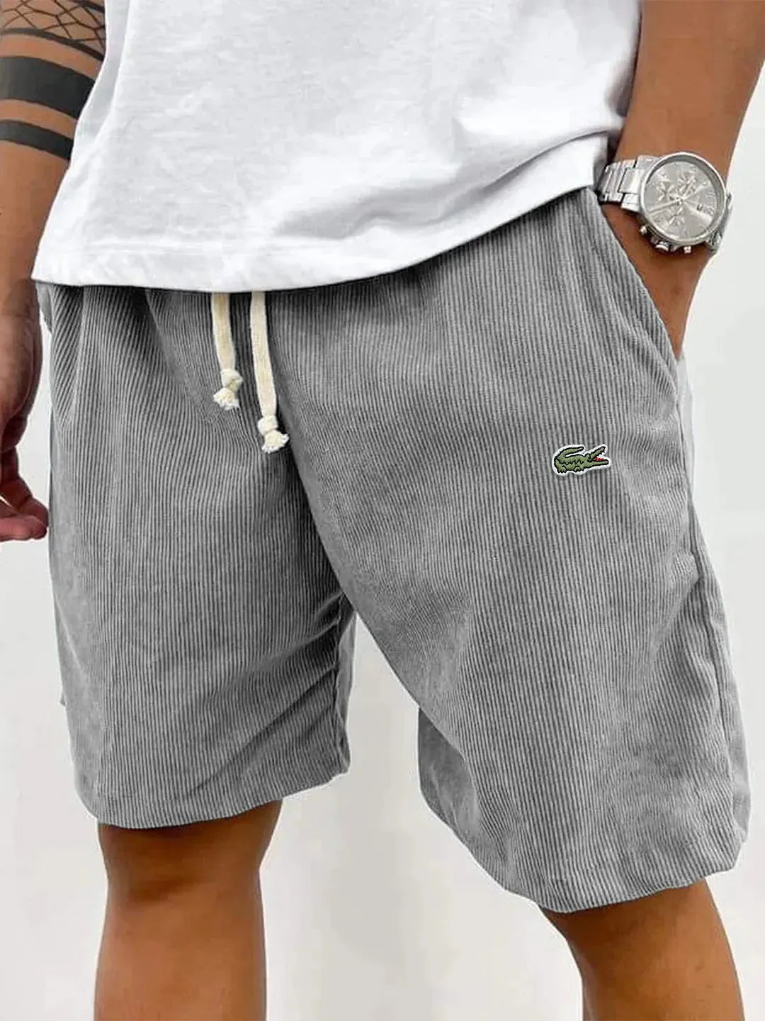 LC | SHORTS CÔTELÉS ÉLÉGANTS
