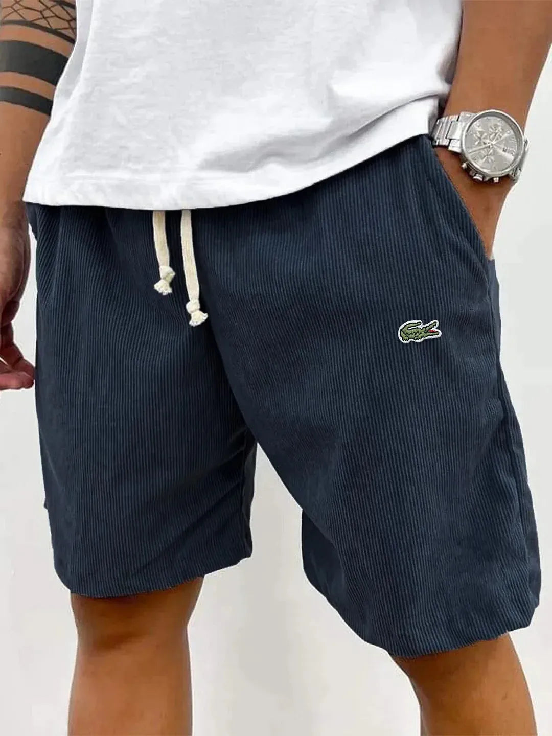 LC | SHORTS CÔTELÉS ÉLÉGANTS