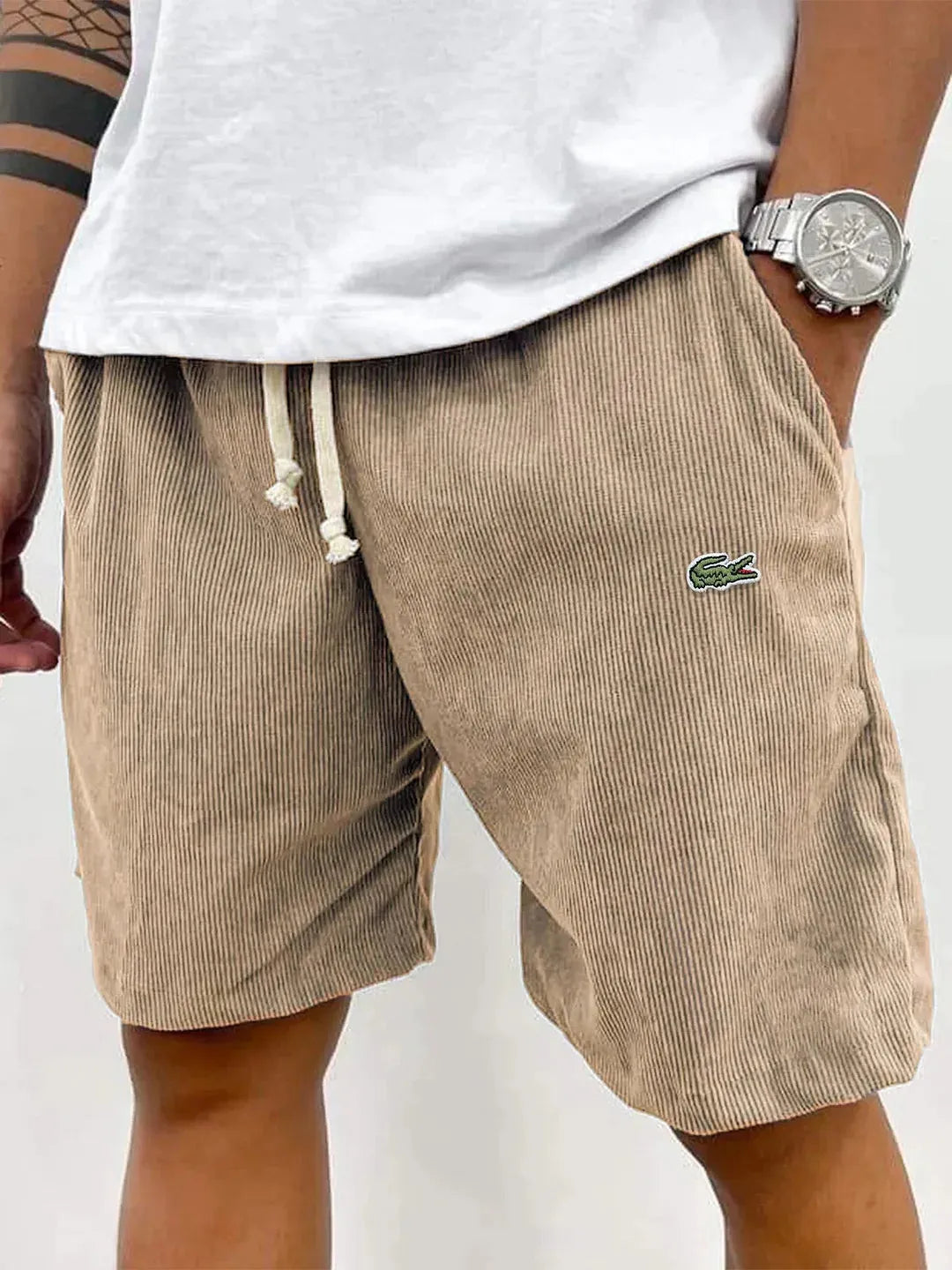 LC | SHORTS CÔTELÉS ÉLÉGANTS