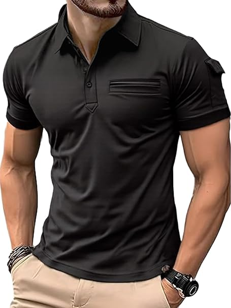 Polo homme Signature – Élégance décontractée